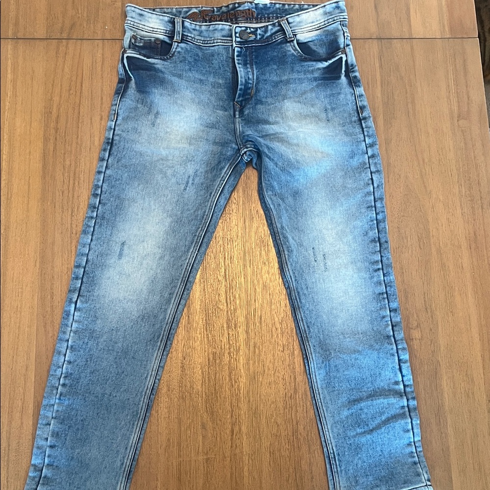 Blue Skinny Fit Jeans for Men